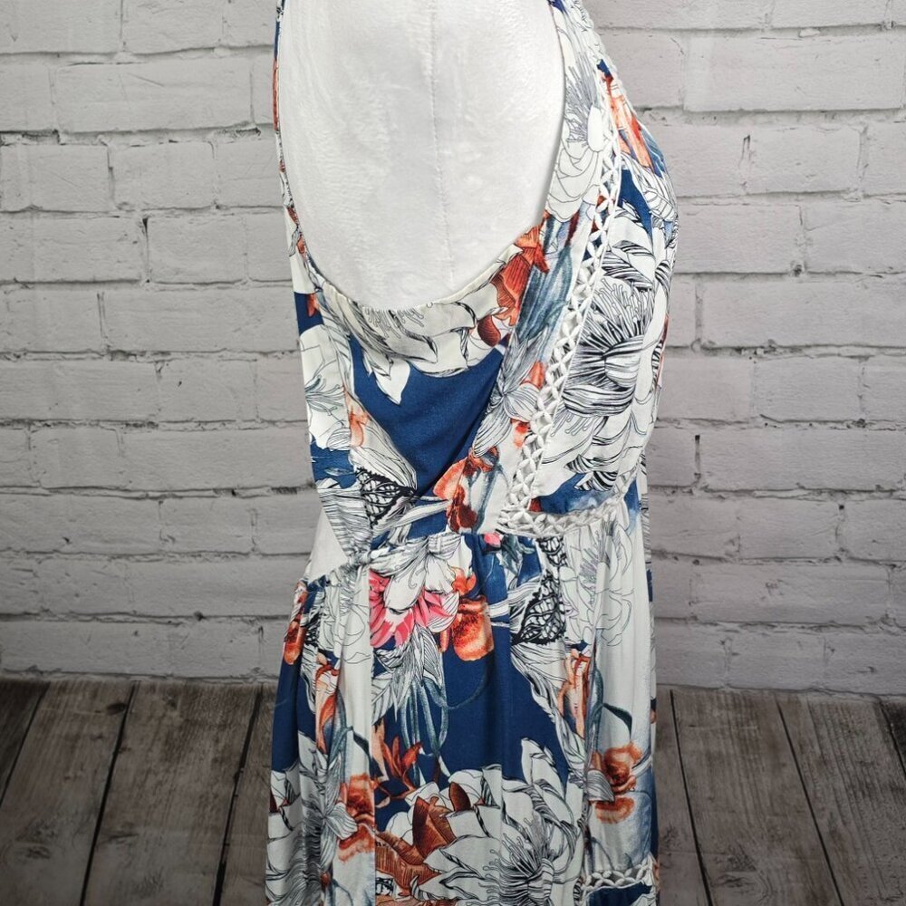 JAASE ENDLESS BOHEMIAN MAXI DRESS MAGNIOLIA PRINT FLORAL SIZE XL NWT - Picture 4 of 10